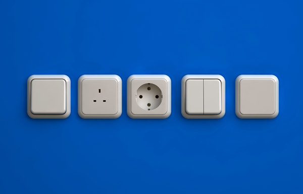 3d electrical outlets light model - Power Socket Wall Vray by StathisNHX